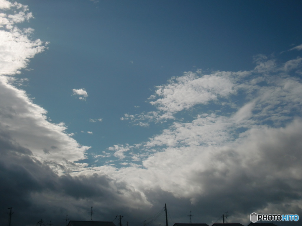 雨上がりの雲