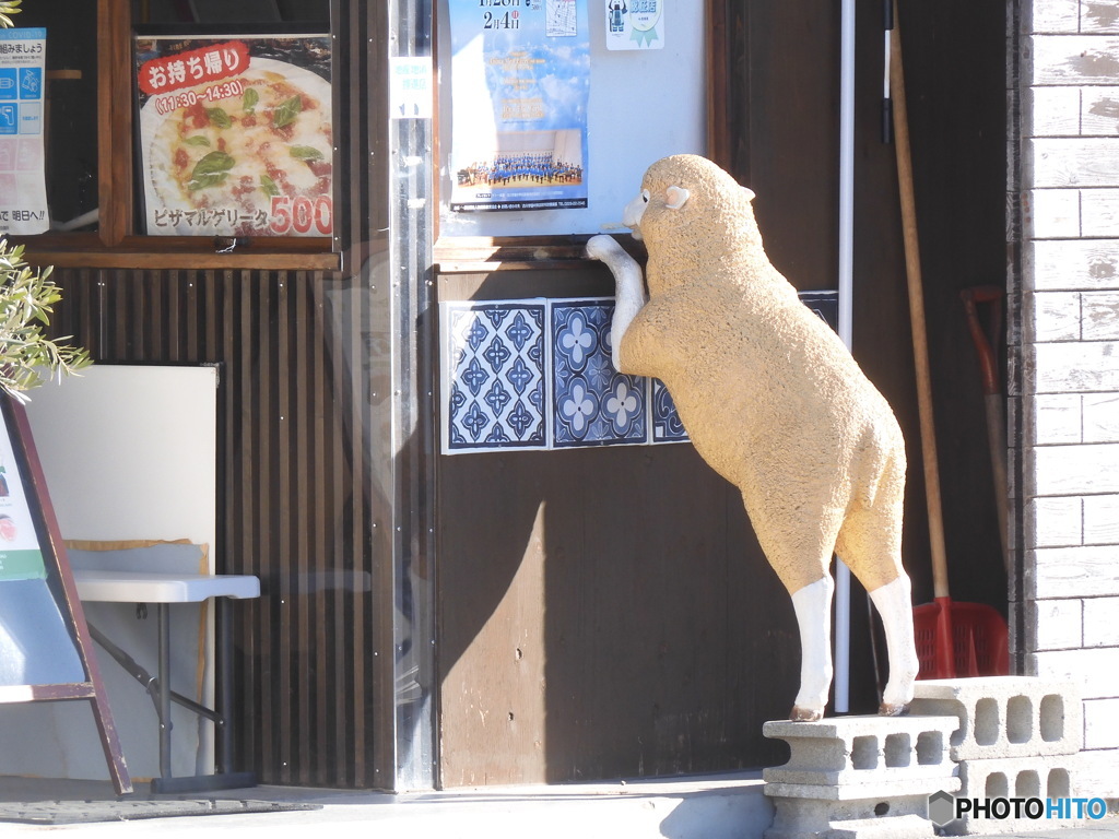お店のかんばん？