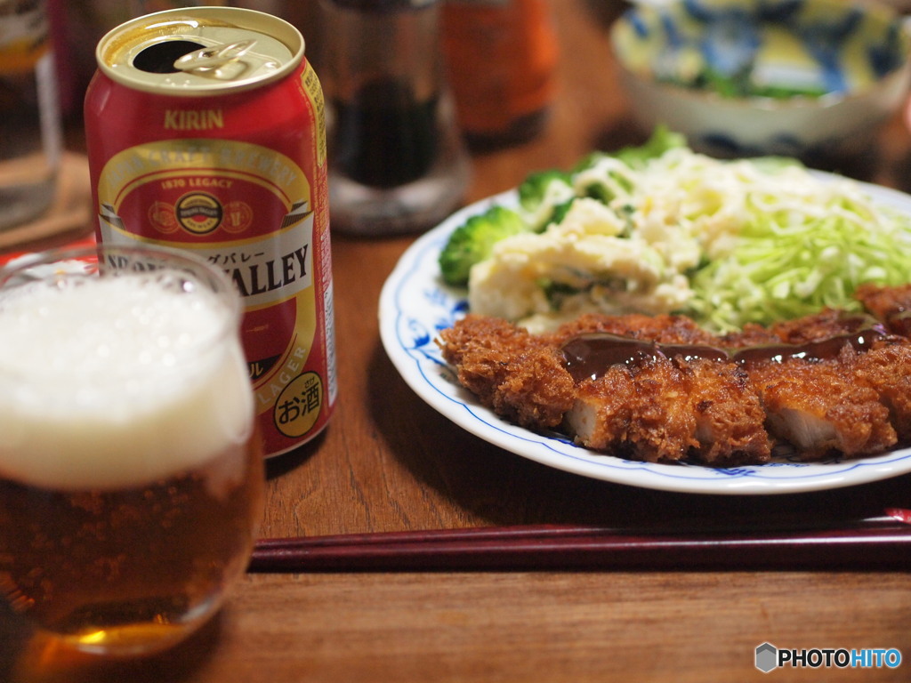 今夜はとんかつ