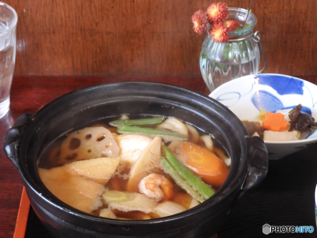 ジャンクの鍋焼きうどん