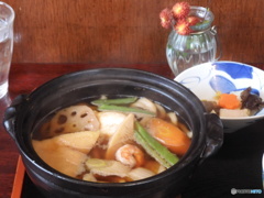 ジャンクの鍋焼きうどん