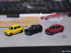 トミカリミテッドと食玩　１/６４