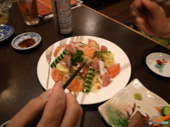 牛タン屋さんのサラダ