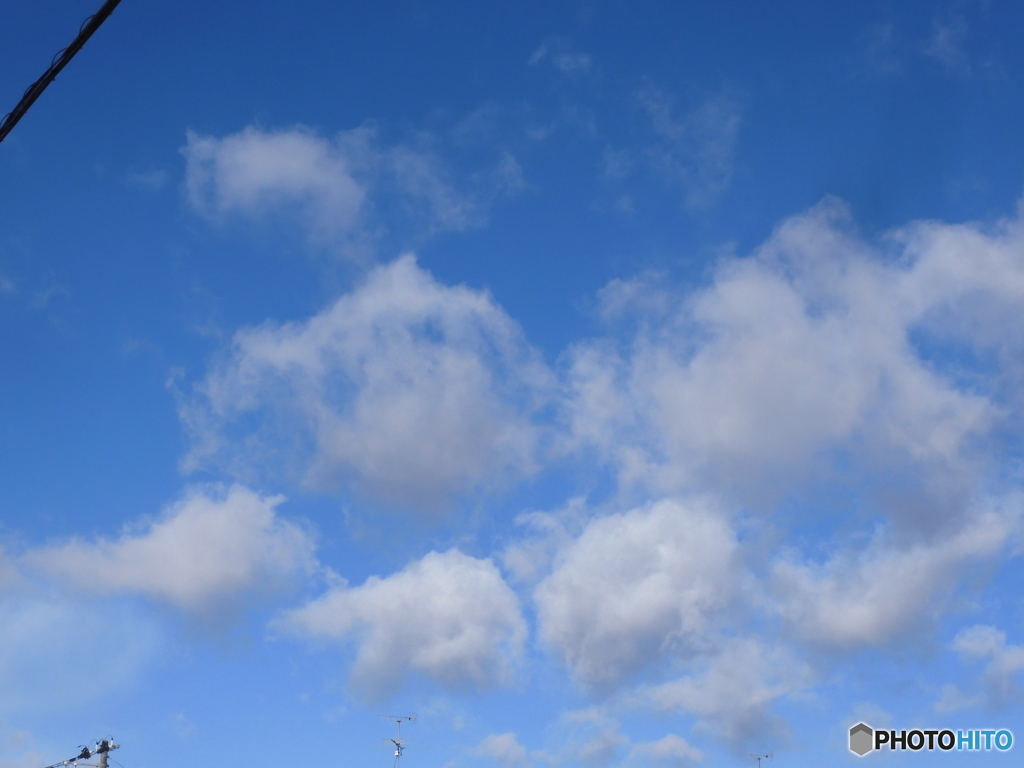 今日の雲