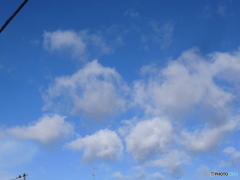 今日の雲