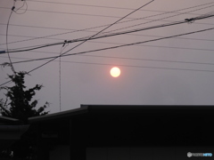 今朝の太陽