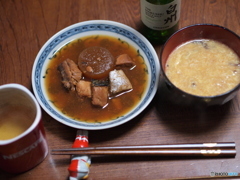 ぶり大根とふかひれスープ