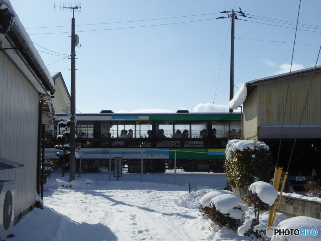 風っこストーブ湯けむり号