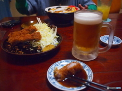 孫と夕食