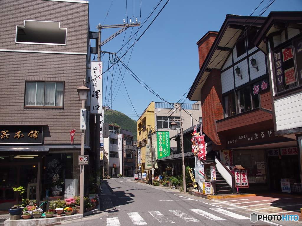 何も変わらぬ鳴子の町並