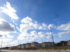 今日の雲