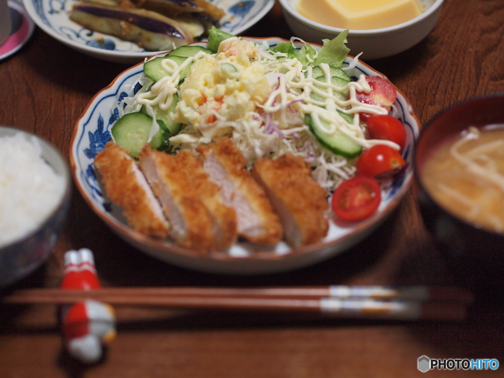 今夜はとんかつ