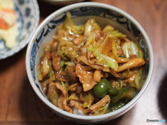 回鍋肉丼