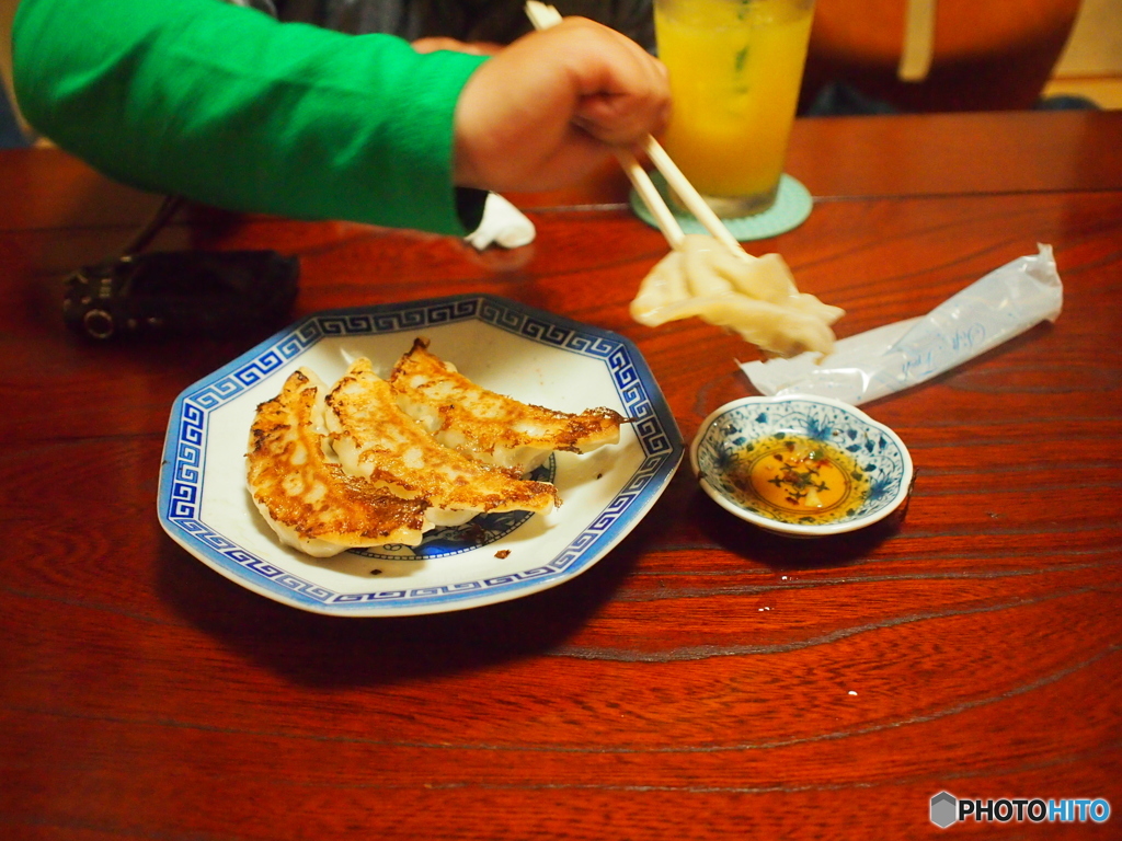 孫と夕食　２