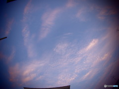 夕暮れの雲