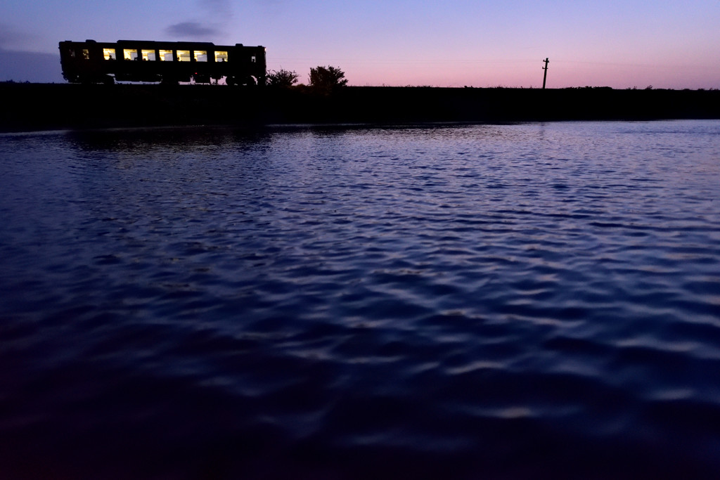 津軽の夕暮れ