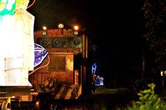 線路上運行　芦野公園駅2