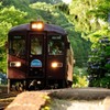 紫陽花の咲く駅