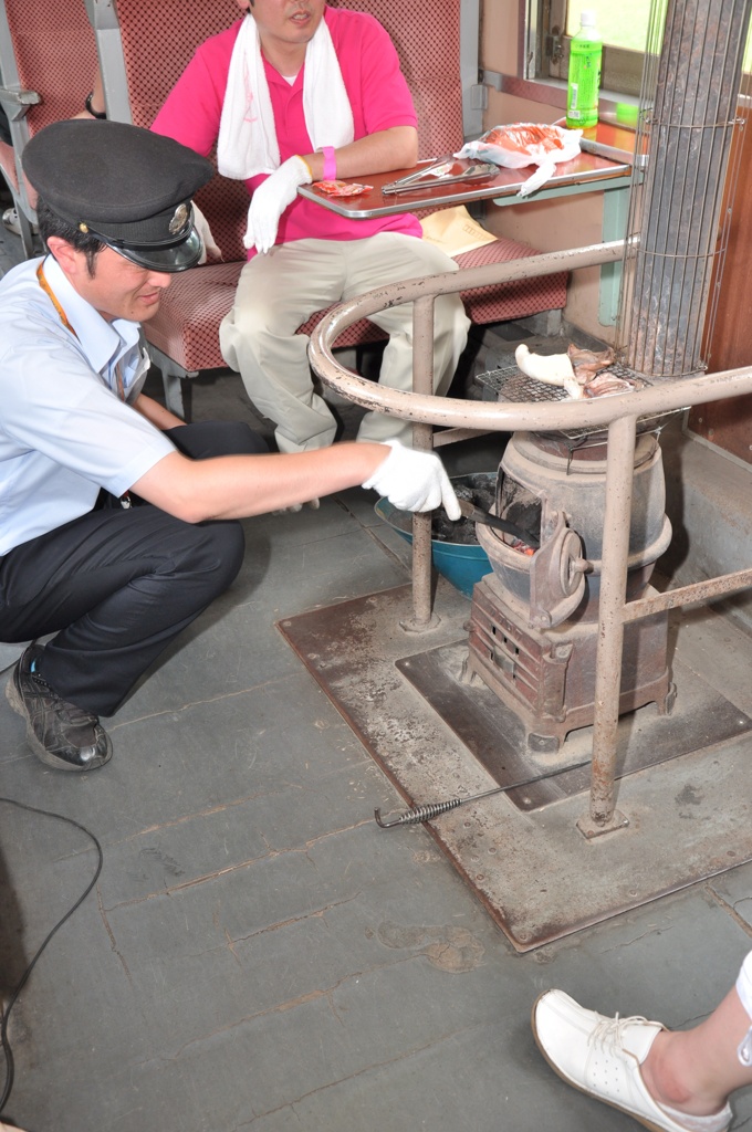 真夏のストーブ列車