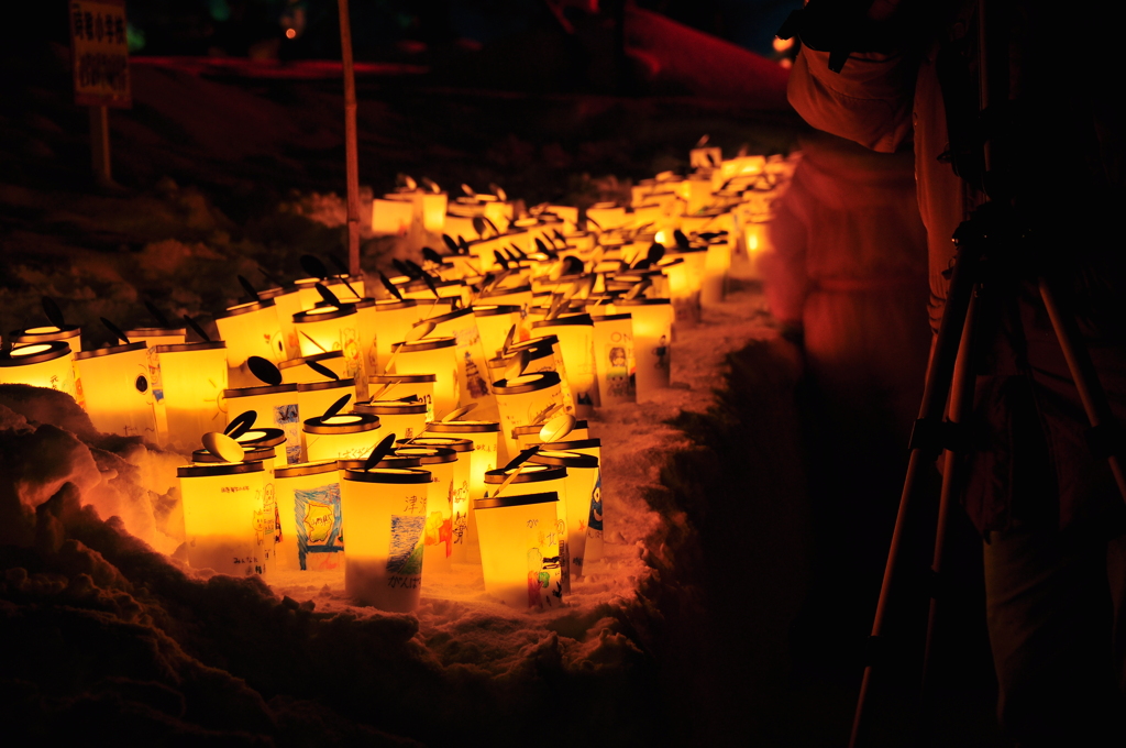 弘前城　雪灯篭祭　2012