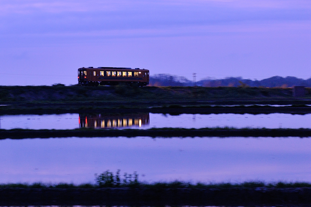 夕刻の灯り