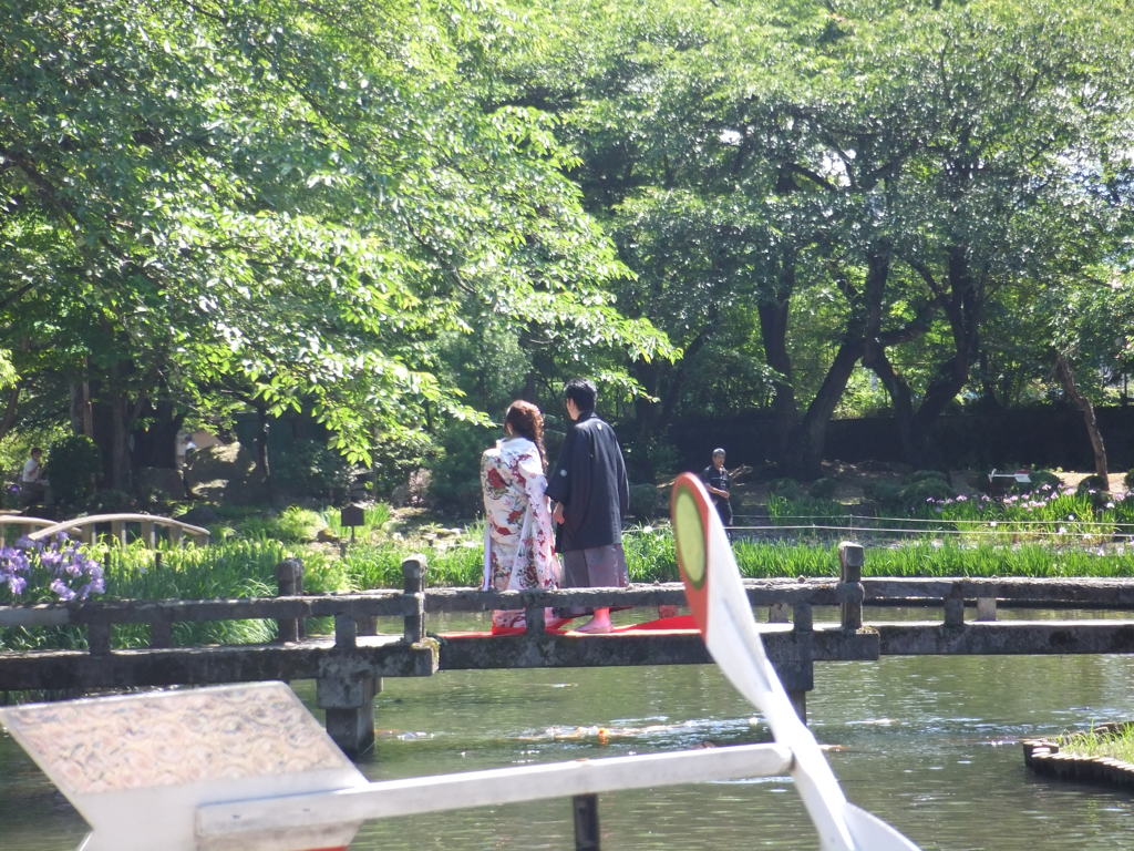 晴れの日の前撮り