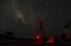 天の川 ポラリエ撮影状況