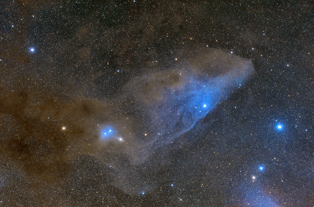  青い馬星雲