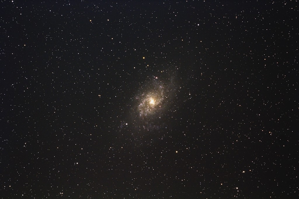 月明りの中のM33