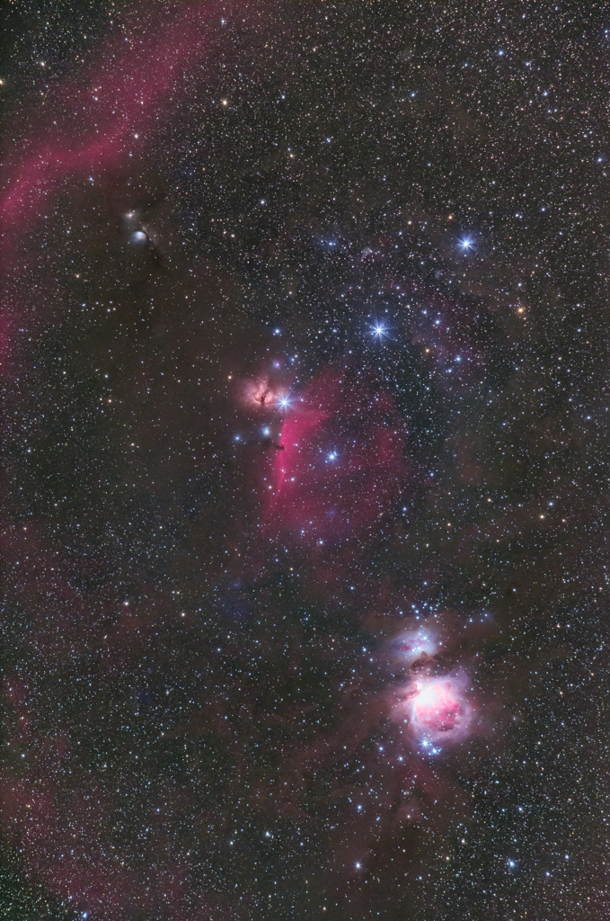馬頭星雲付近 (再処理)