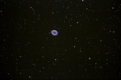 雲の中のリング状星雲 またもや試写