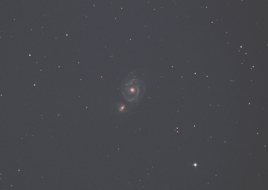 子持ち銀河 M51