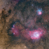 干潟星雲、三裂星雲