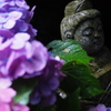 雨の音、青の色