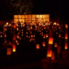 竹灯り、星の宮神社