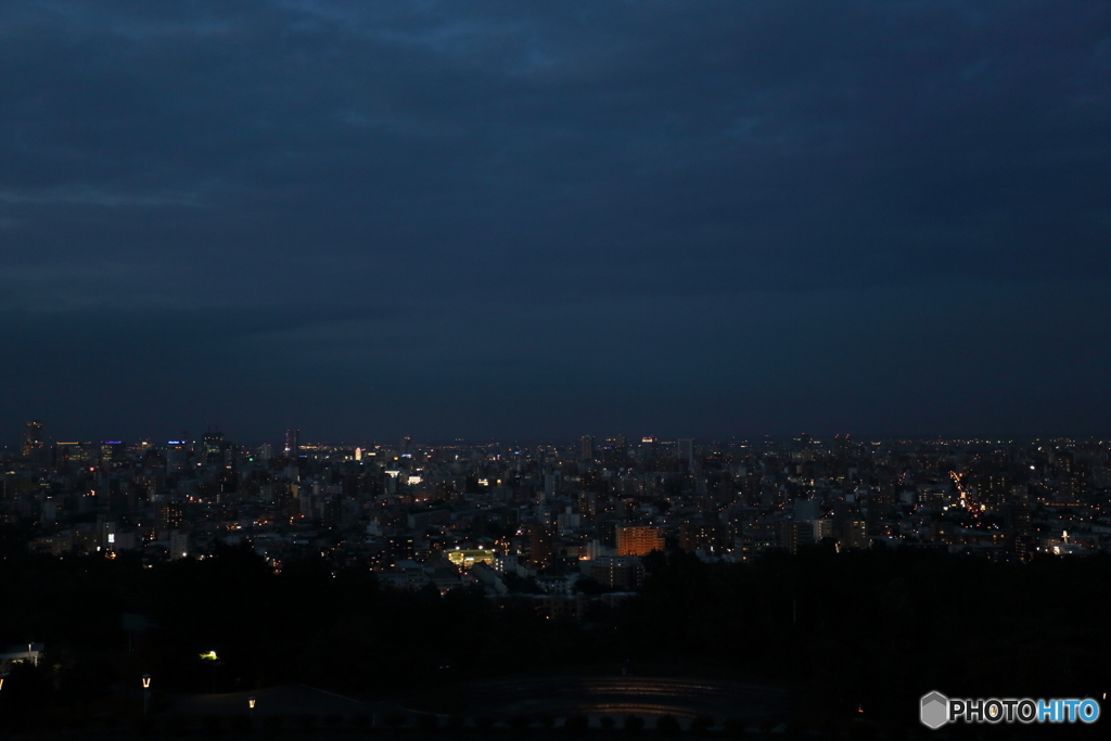 旭山からの夜景