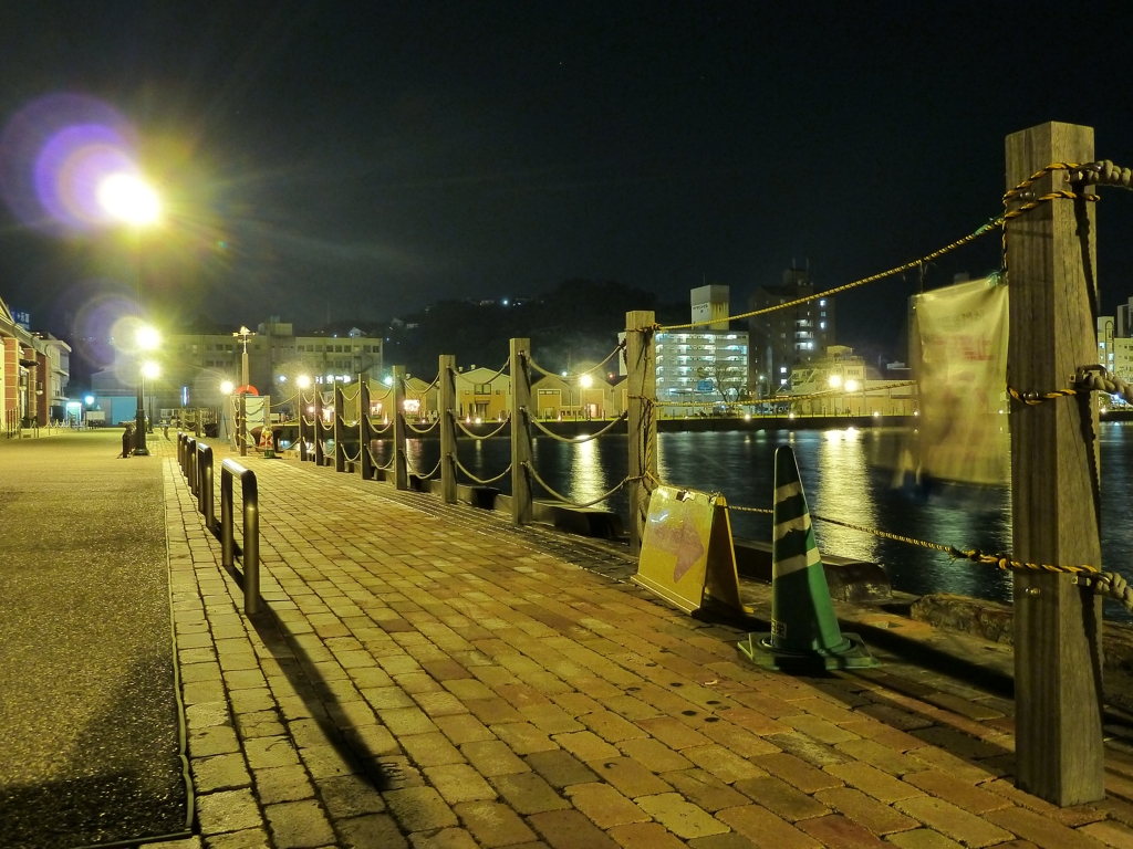 夜風に吹かれて...