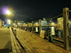 夜風に吹かれて...