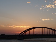 夕暮れ