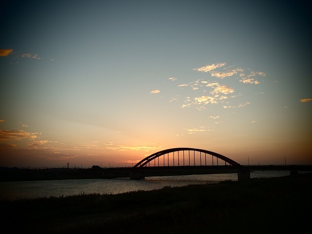 夕暮れ