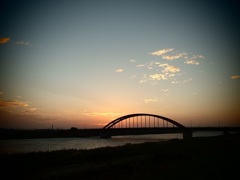 夕暮れ