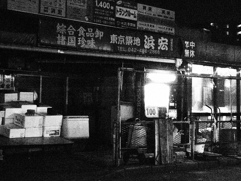 夜・市場界隈 