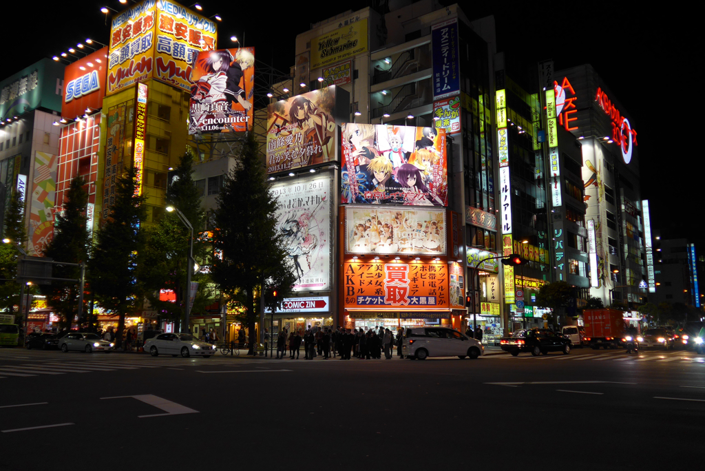 夜の秋葉原をLF1でプログラムオート (4)