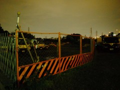 深夜・工事現場