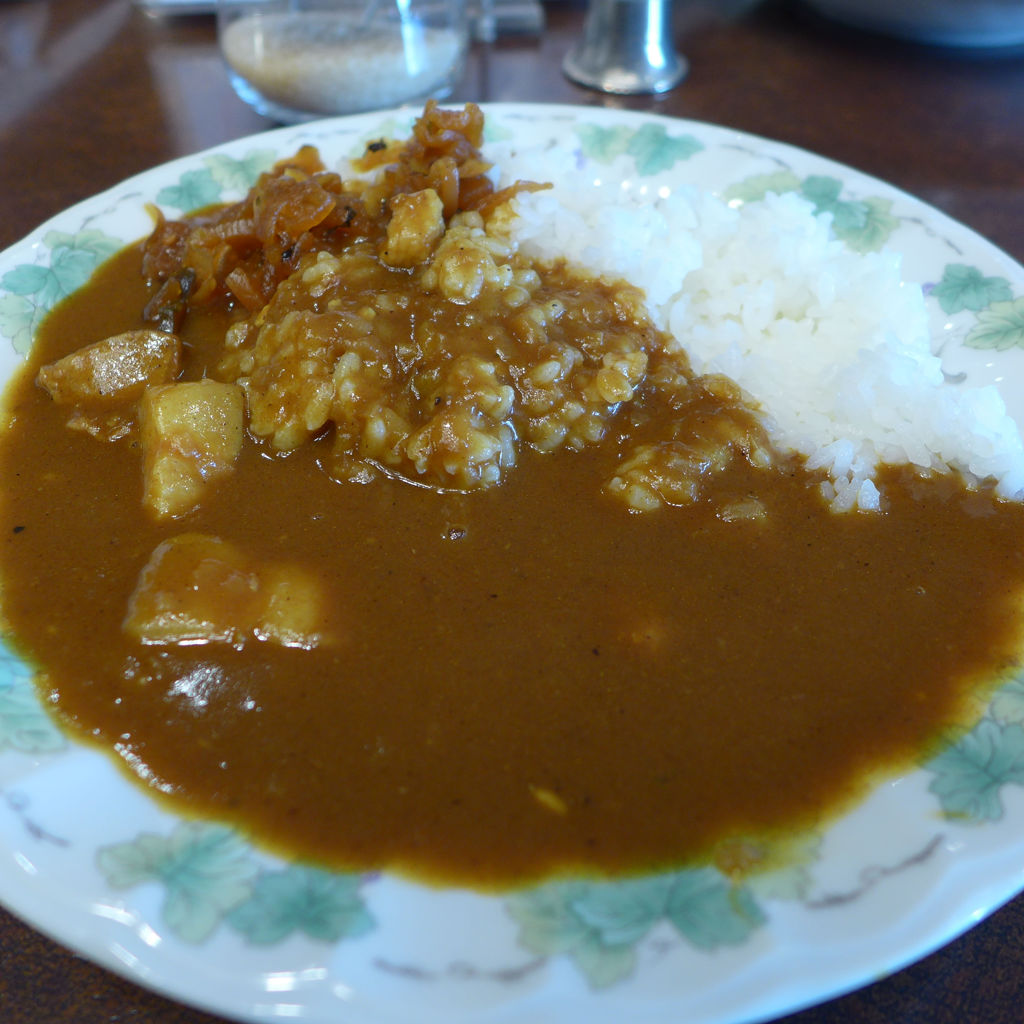 シンプルなカレーライス