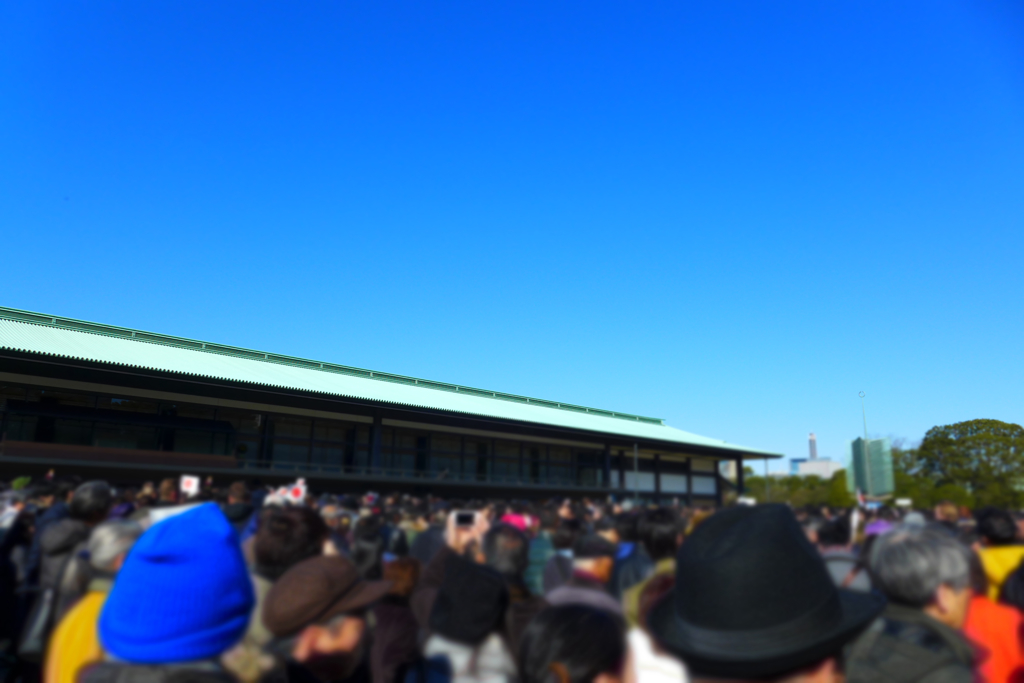 ジオラマで一般参賀 (5)