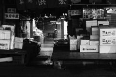 夜・市場界隈