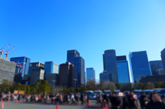 ジオラマで一般参賀 (3)