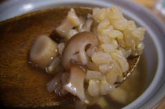椎茸玄米雑炊
