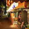 夜・渋谷区・商店街